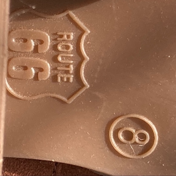 Route 66 Ripley Mule Sandal Brown faux suede size 8m - Picture 8 of 8